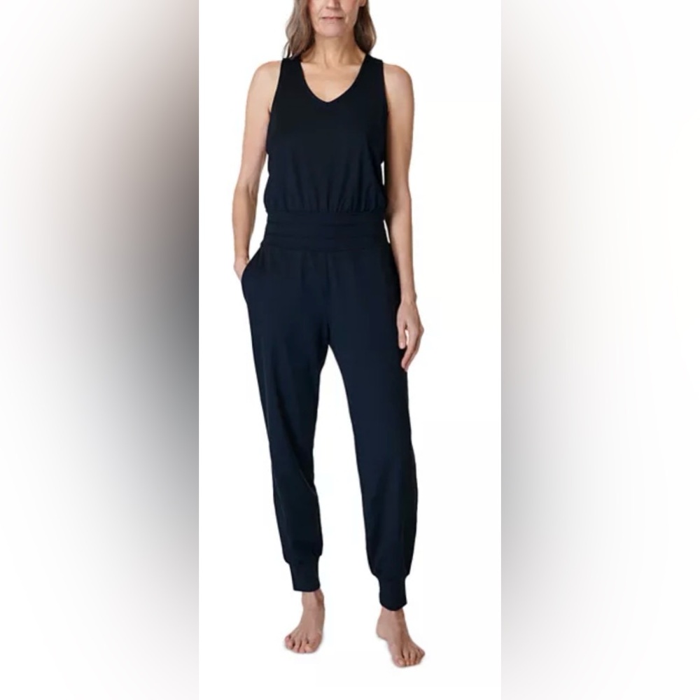 Sweaty Betty Black Sleeveless Jumpsuit